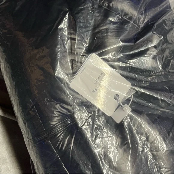 Moncler Shiny Black Puffer Jacket - Picture 8 of 8